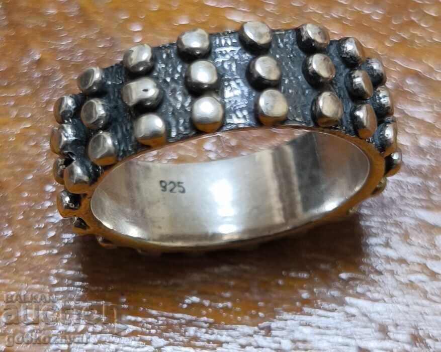 Men's Silver Large Ring, Navajo Geneva Apachito! Men's Silver Large Ring, Navajo Geneva Apachito!