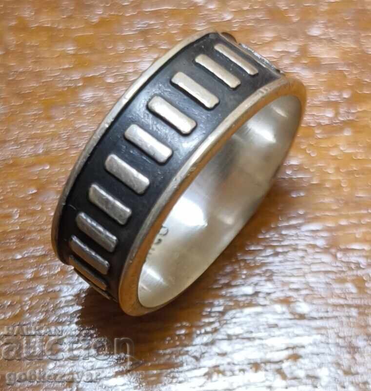Inel de argint pentru bărbați, inel din Mexic!