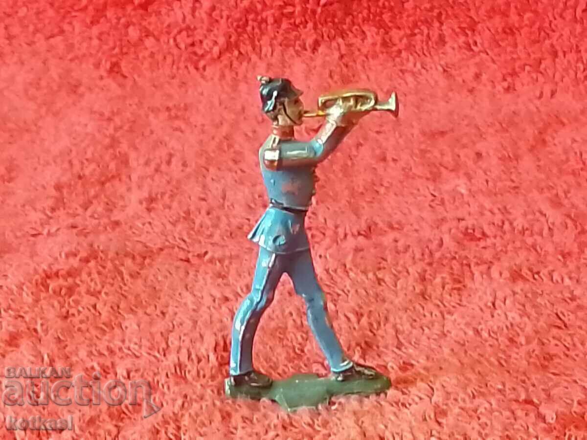 Old metal figure of a Soldier Musician Old metal figure of a Soldier Musician