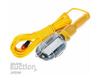 LED work lamp with 5 meter cable and hanging hook.