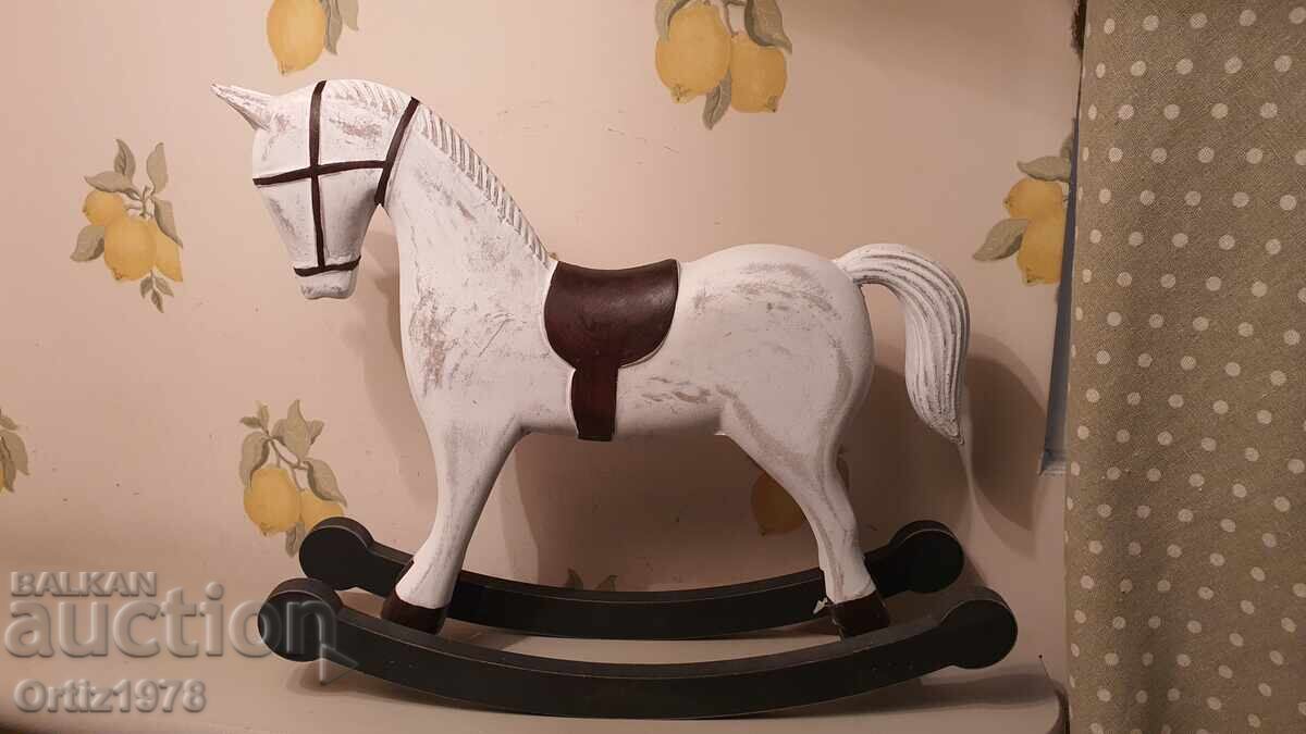 Auction  Large wooden horse, Italy, 36cm /30cm