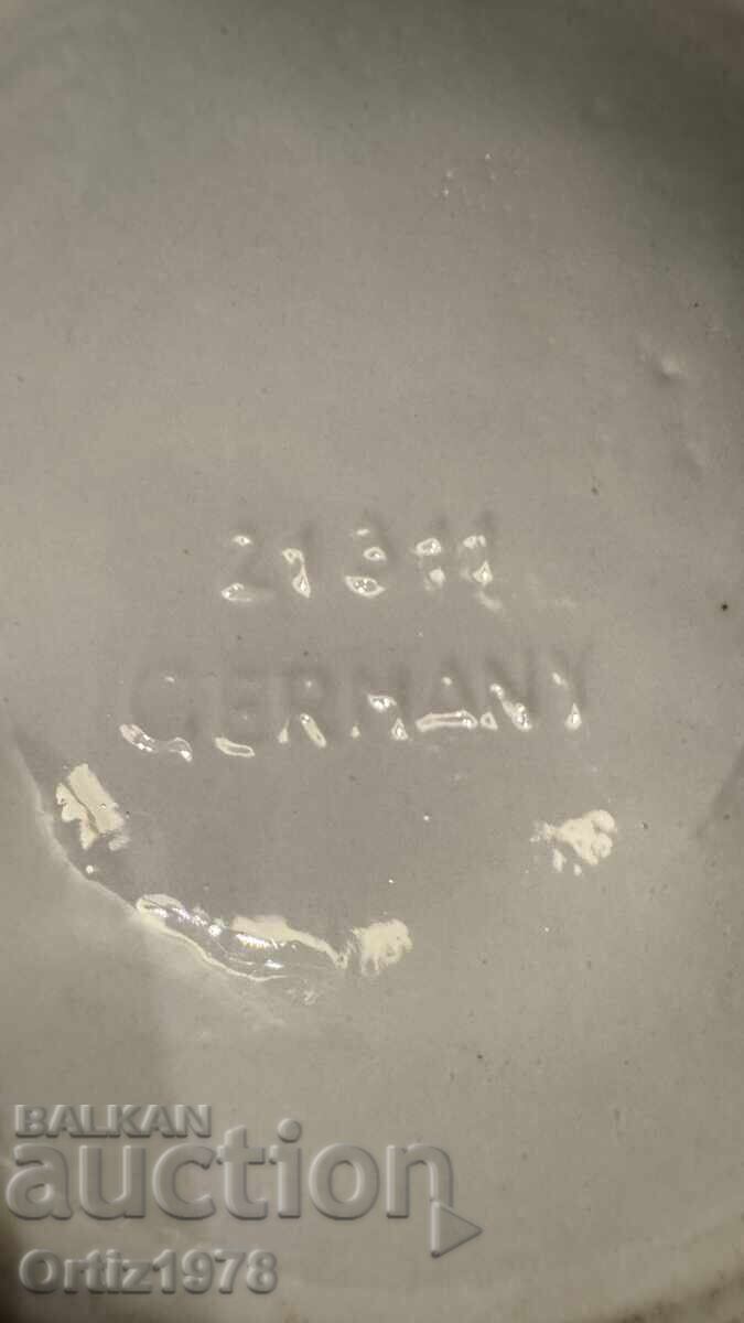 Auction Vintage German porcelain, marked, numbered. Auction Vintage German porcelain, marked, numbered.