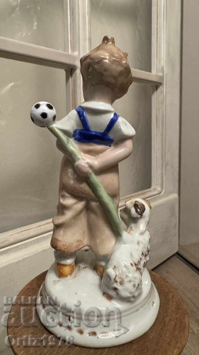 Vintage German porcelain, marked, numbered. - 5 Vintage German porcelain, marked, numbered. - 5