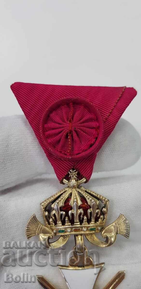 Auction Very rare Order of St. Alexander 4th century Ferdinand I with swords Auction Very rare Order of St. Alexander 4th century Ferdinand I with swords