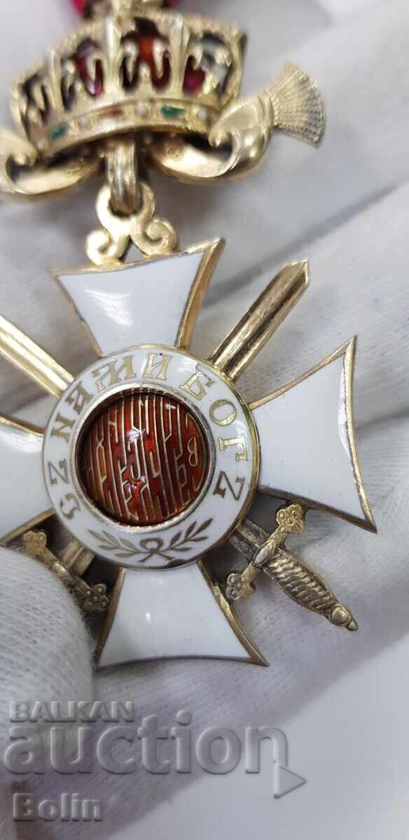 Very rare Order of St. Alexander 4th century Ferdinand I with swords - 6 Very rare Order of St. Alexander 4th century Ferdinand I with swords - 6