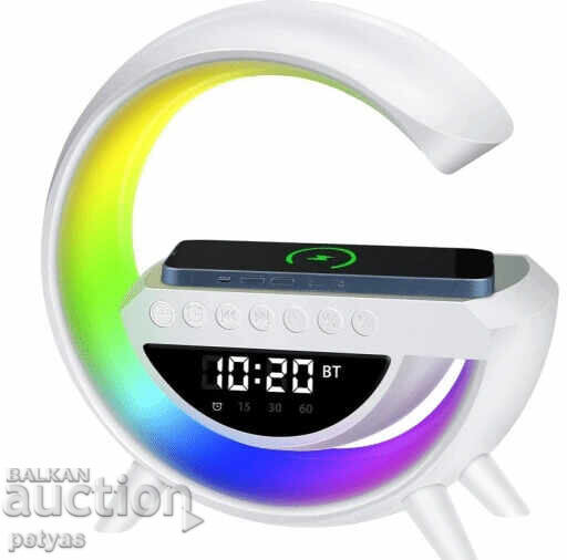 Multifunctional LED lamp with wireless charger with price 38.50 BGN | € 19.68