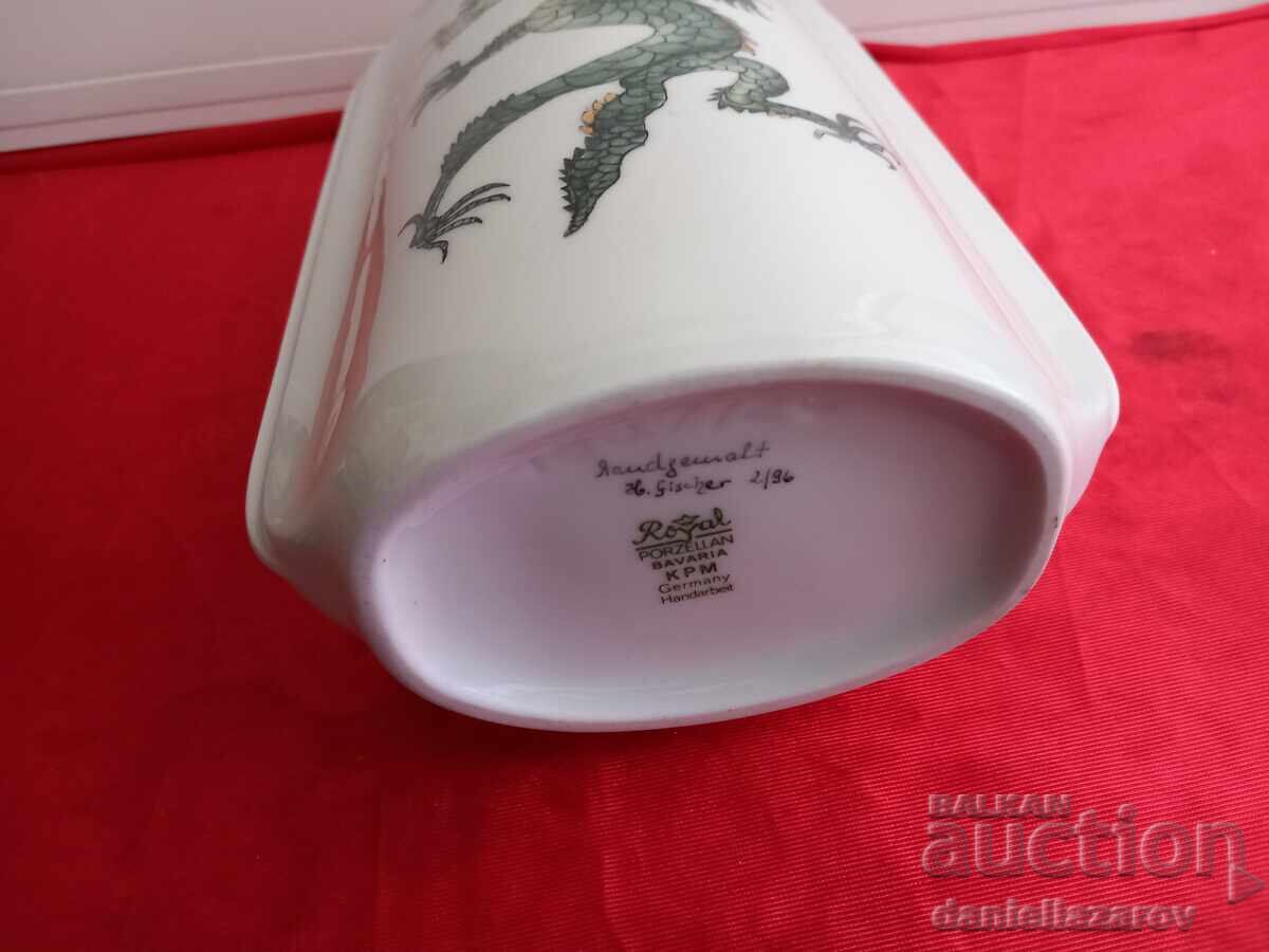 Royal KPM Author's Limited Edition Porcelain Vase DRAGON - 5 Royal KPM Author's Limited Edition Porcelain Vase DRAGON - 5