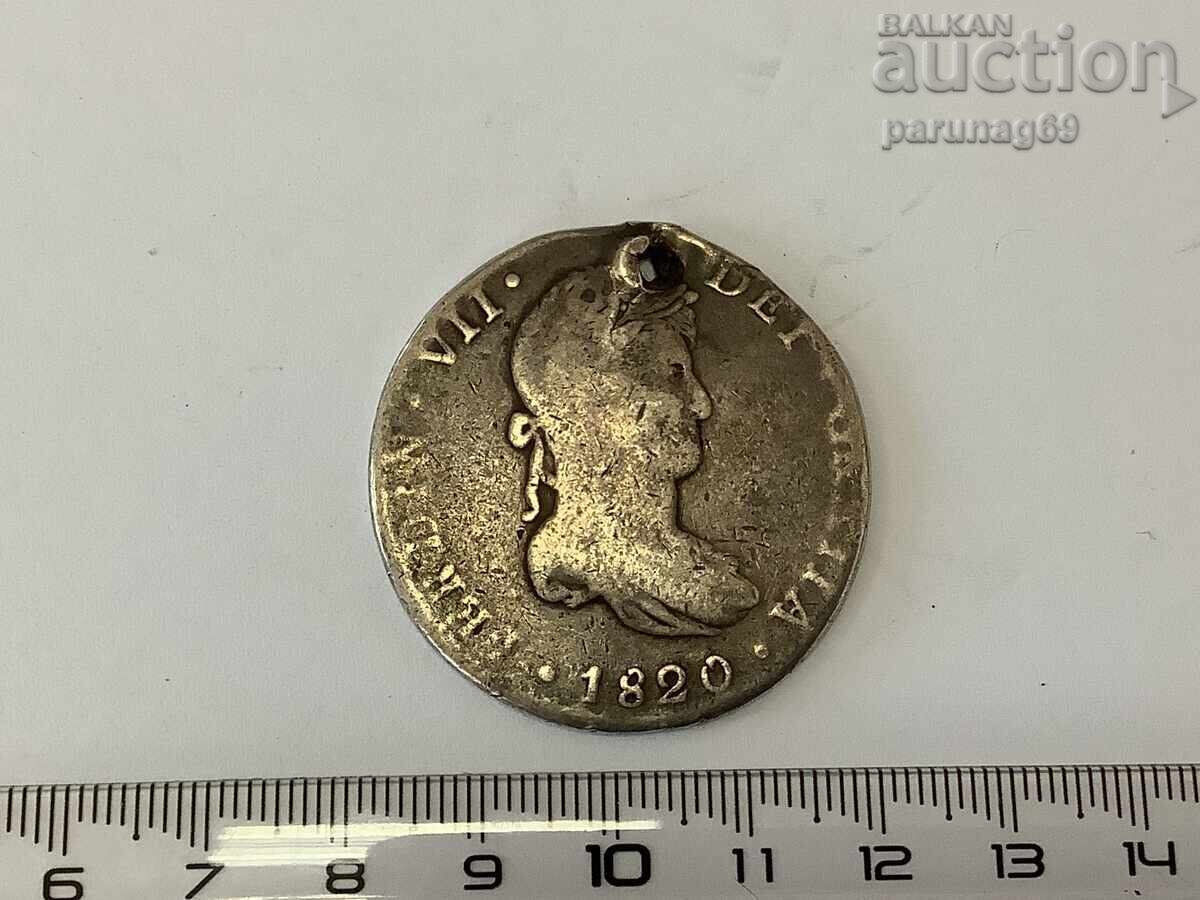 Mexico 8 reales year 1820 - for jewelry with price 99.00 BGN | € 50.62 Mexico 8 reales year 1820 - for jewelry with price 99.00 BGN | € 50.62