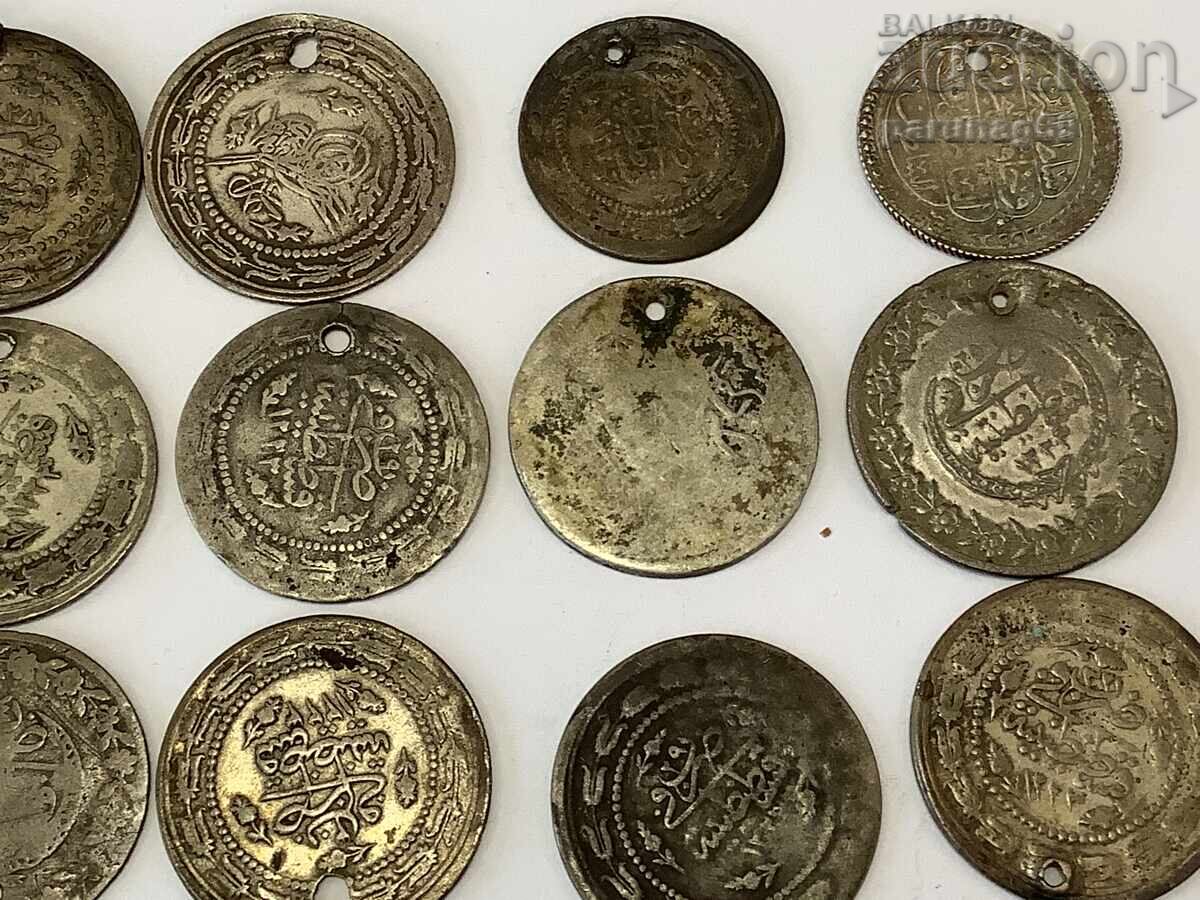 Οθωμανική Τουρκία Παρτίδα 17 νομισμάτων κοσμημάτων - 6
