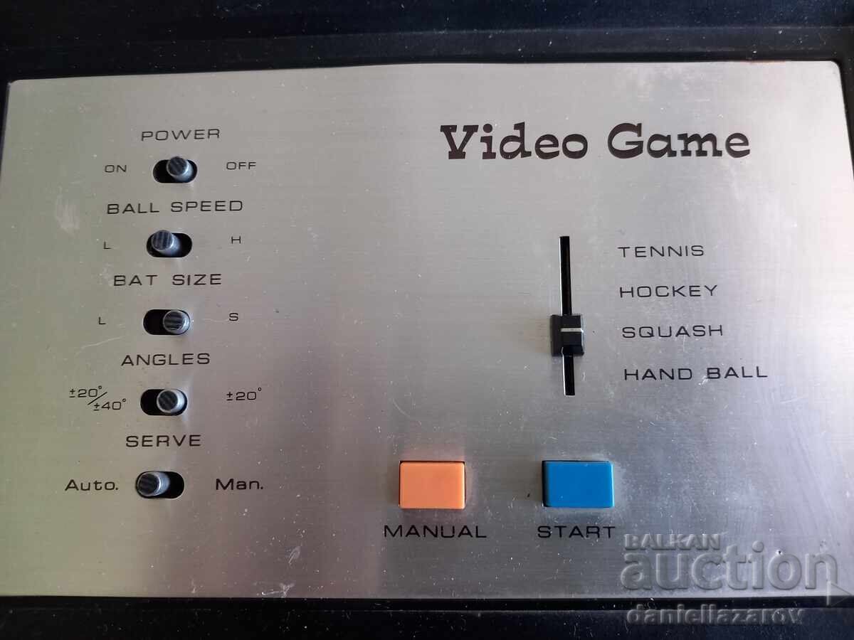 Δημοπρασία 1976 Ρετρό τηλεοπτικό βιντεοπαιχνίδι, κονσόλα Δημοπρασία 1976 Ρετρό τηλεοπτικό βιντεοπαιχνίδι, κονσόλα