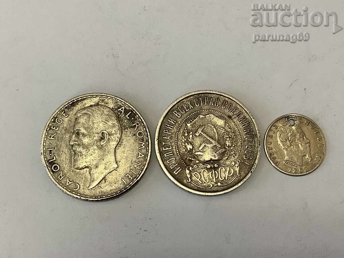 Romania URSS Argint Lot 1914 1922 3 buc cu preț 74.00 BGN | € 37.84 Romania URSS Argint Lot 1914 1922 3 buc cu preț 74.00 BGN | € 37.84