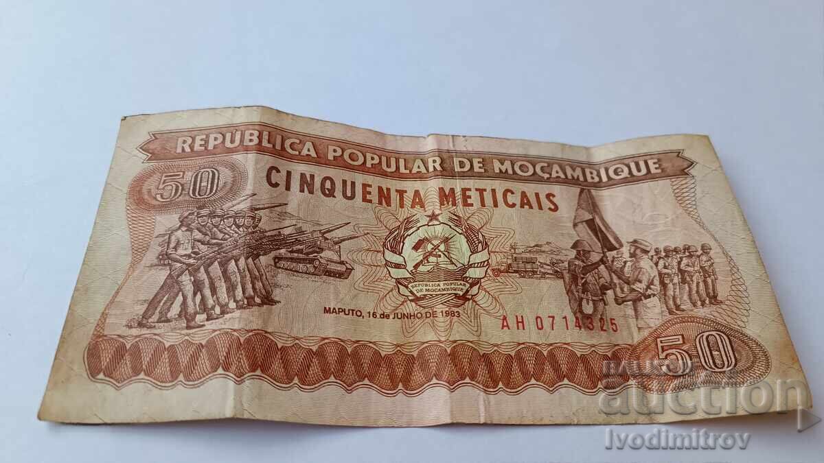 Mozambique 50 meticals 1983 Mozambique 50 meticals 1983
