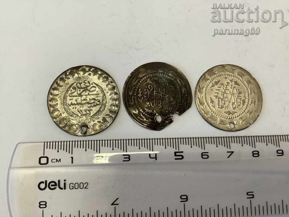 Ottoman Turkey 3 pieces of jewelry coins with price 70.00 BGN | € 35.79 Ottoman Turkey 3 pieces of jewelry coins with price 70.00 BGN | € 35.79