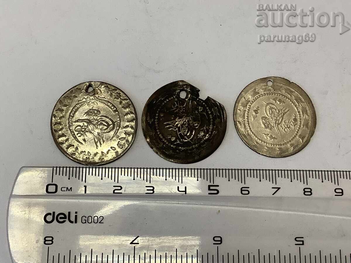 Ottoman Turkey 3 pieces of jewelry coins Ottoman Turkey 3 pieces of jewelry coins