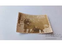 Photo Ruse Young girls in the park in winter 1945