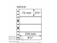 Pack of 50 PVC sheets for 4 banknotes from the GRANDE system