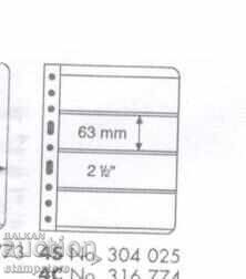 Pack of 5 banknote sheets from the VARIO system for 4 banknotes Pack of 5 banknote sheets from the VARIO system for 4 banknotes
