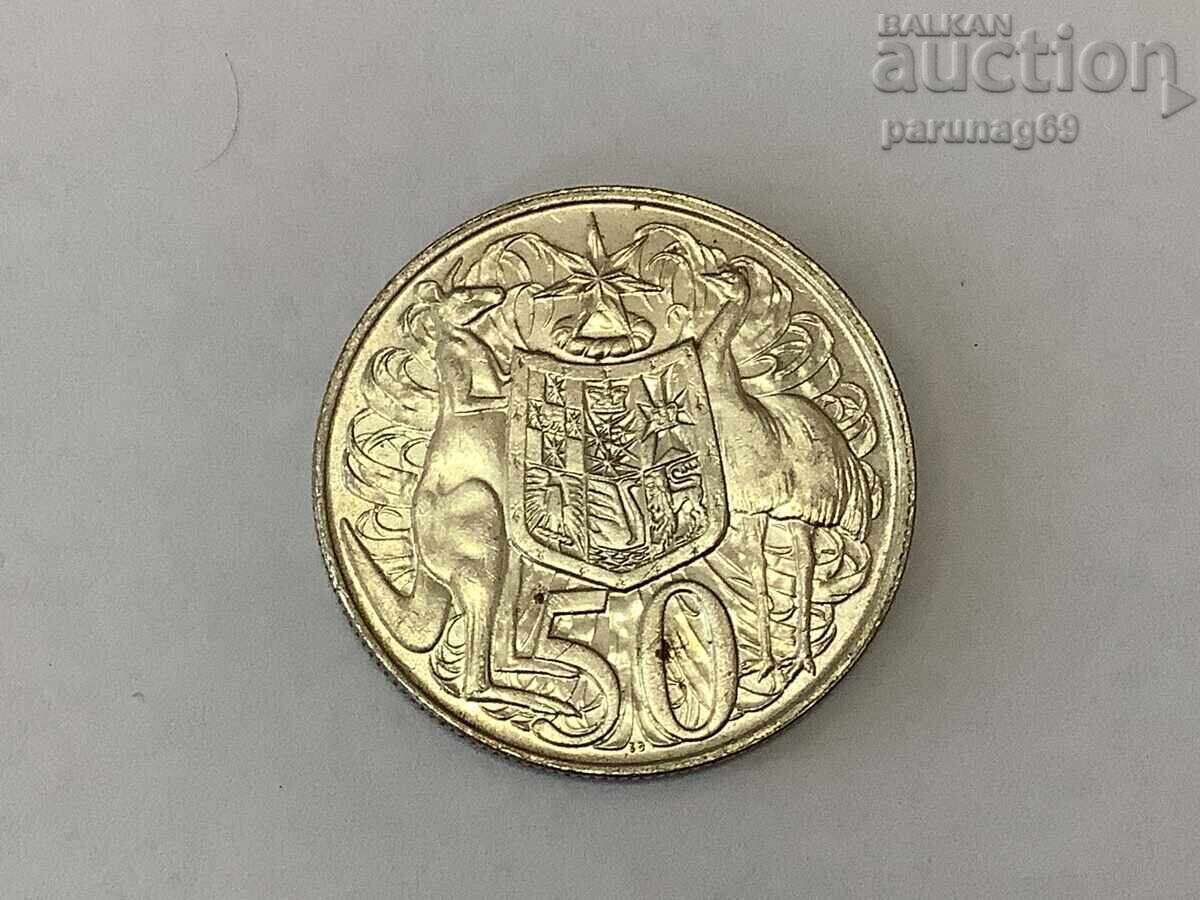 Australia 50 cents 1966 Queen Elizabeth II - Silver 0.800 Australia 50 cents 1966 Queen Elizabeth II - Silver 0.800