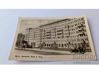 Postcard Berlin Stalinallee Block D - Nord