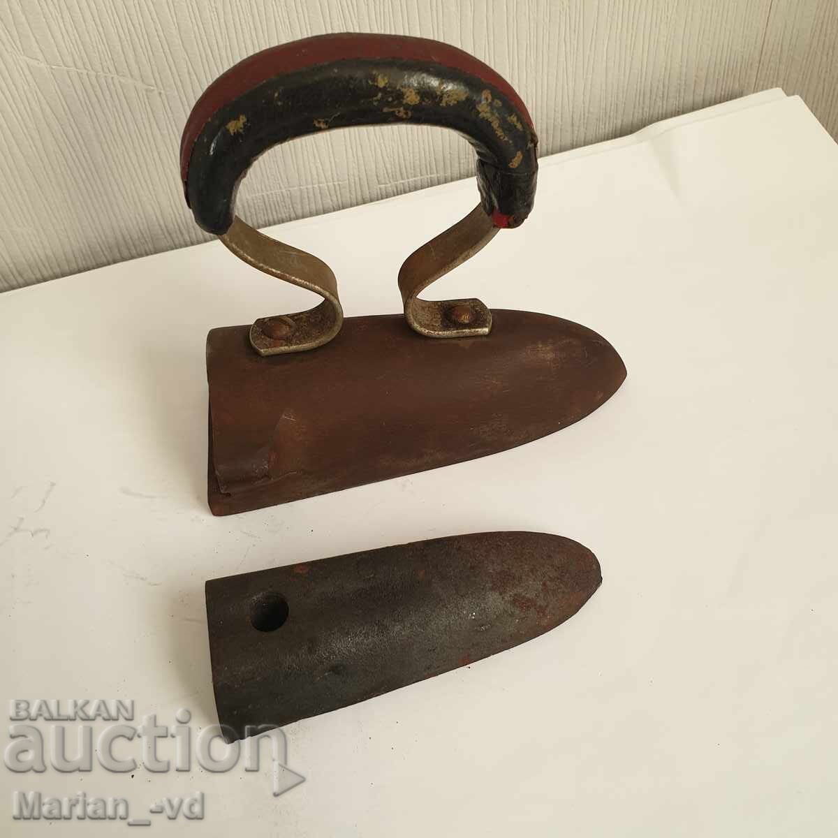Old small iron iron ox tongue - 6