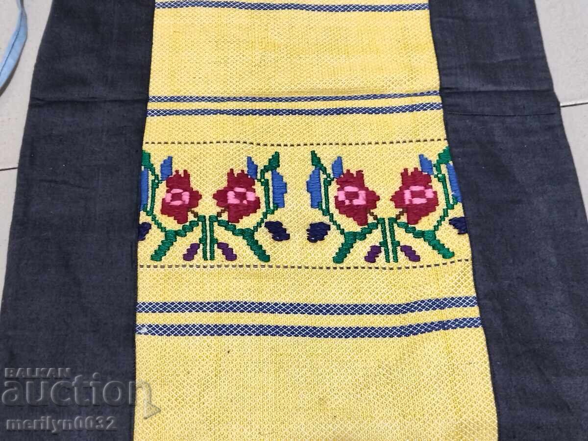 Auction Old apron tinsel embroidery, costume, cloth Auction Old apron tinsel embroidery, costume, cloth