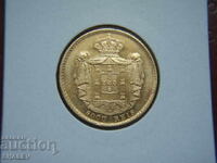 5000 Reis 1869 Portugal - AU+ (gold)