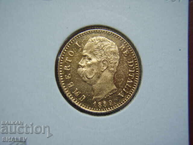 20 Λίρες 1889 Ιταλία (20 liri Italiya) - AU/Unc (zlato) - 6