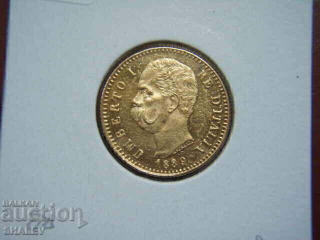 20 Λίρες 1889 Ιταλία (20 liri Italiya) - AU/Unc (zlato) - 7