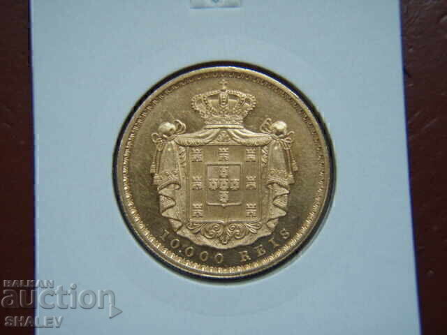 Auction  10000 Reis 1879 Portugal (Portugal) - AU/Unc (gold)