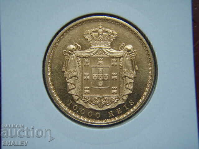 Livrarea 10000 Reis 1879 Portugalia (Portugalia) - AU/Unc (aur)