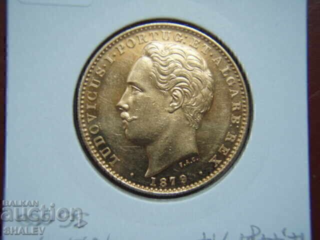 10000 Reis 1879 Portugal (Portugal) - AU/Unc (gold) - 5