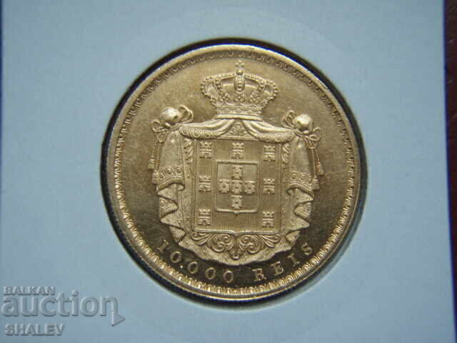 10000 Reis 1879 Πορτογαλία (Πορτογαλία) - AU/Unc (χρυσός) 10000 Reis 1879 Πορτογαλία (Πορτογαλία) - AU/Unc (χρυσός)