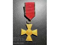 RARE SERBIAN CROSS OF BRAVERY 1913 BALKAN WAR