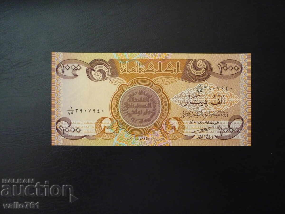 IRAQ 1000 1 000 DINARI 2018 EXCELENTĂ