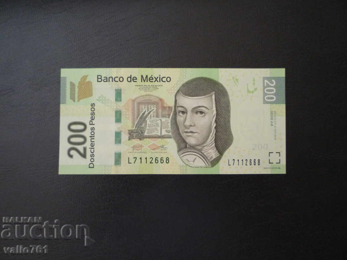 MEXICO 200 PESOS 2014 NEW UNC MEXICO 200 PESOS 2014 NEW UNC