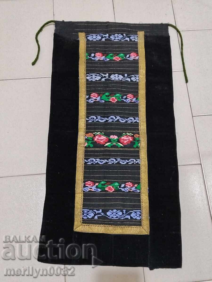 Broderie vechi șorț beteală, costum, pânză Broderie vechi șorț beteală, costum, pânză