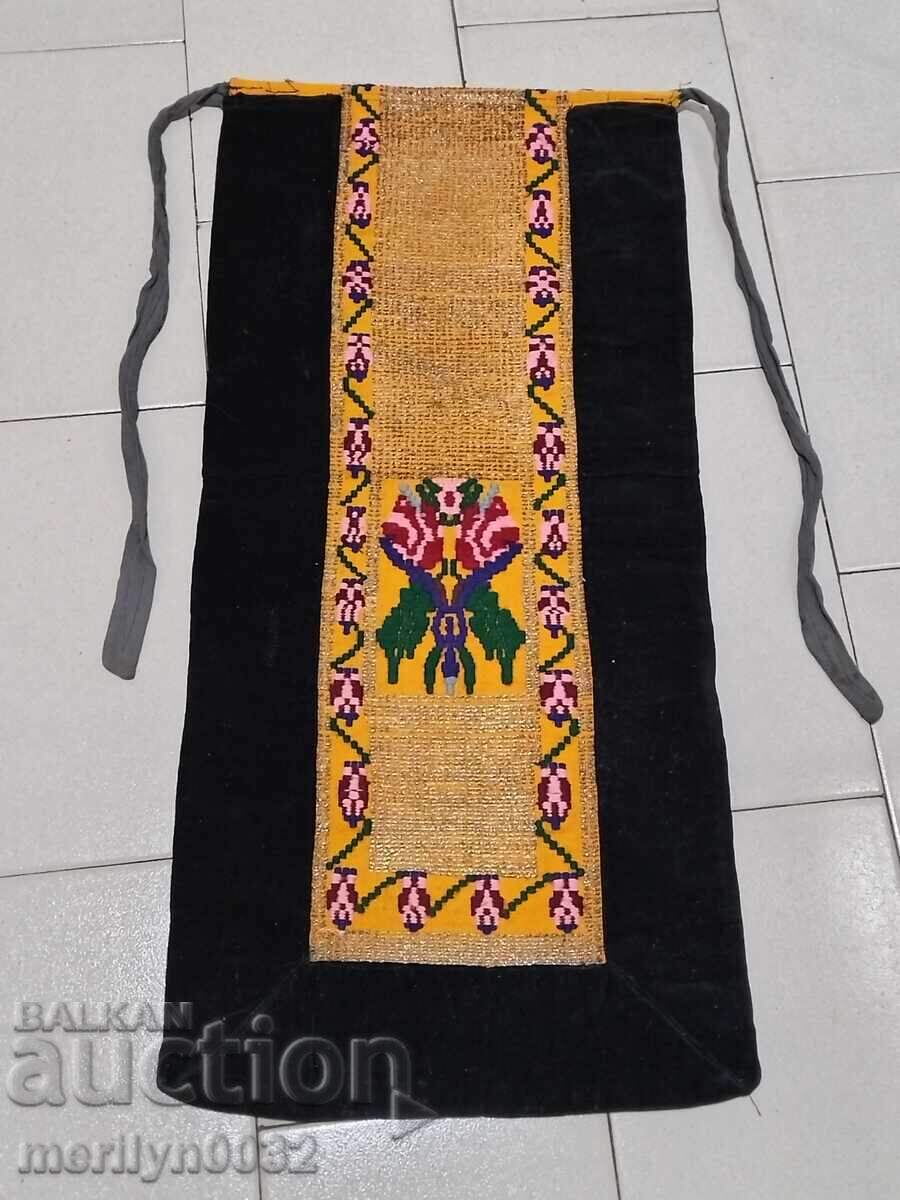 Old apron tinsel embroidery, costume, cloth Old apron tinsel embroidery, costume, cloth