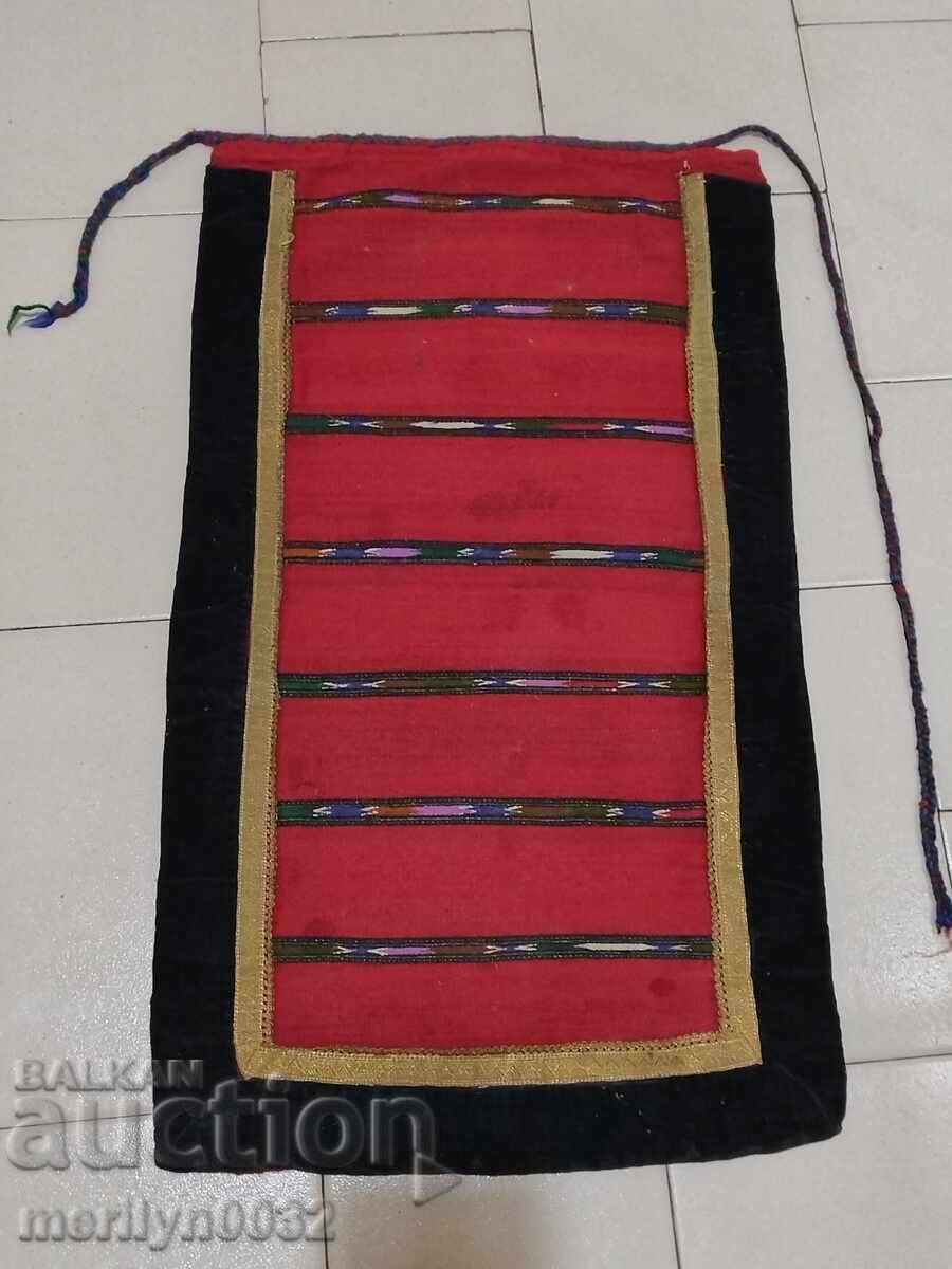 Broderie vechi șorț beteală, costum, pânză Broderie vechi șorț beteală, costum, pânză