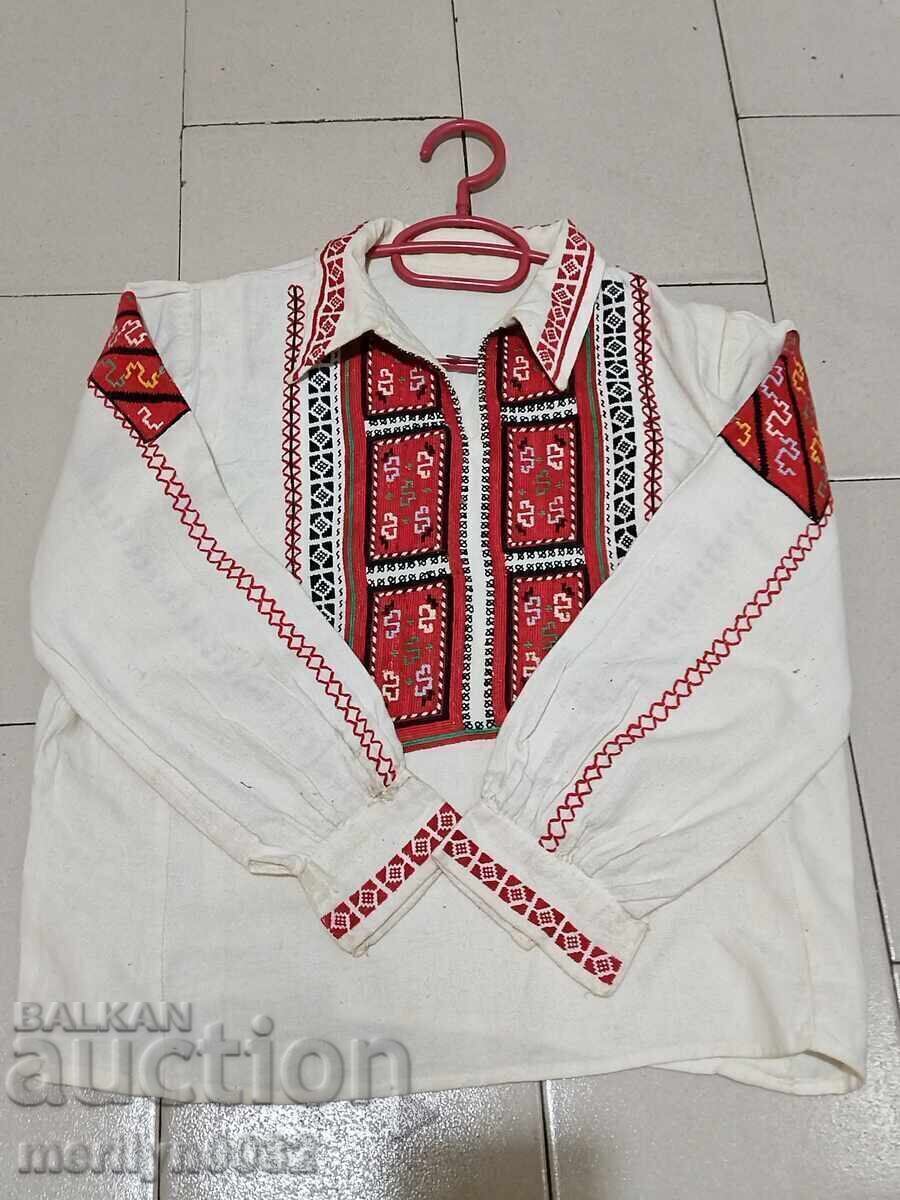 Licitație Cămașă pentru copii cu broderie bulgărească, costum popular, broderie