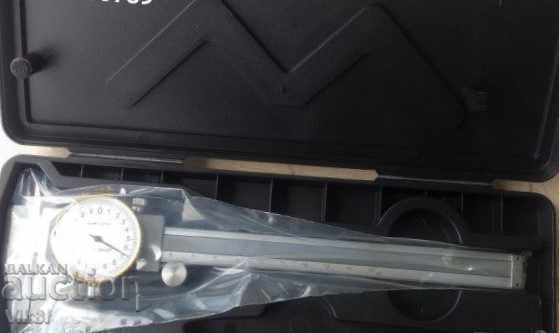 Caliper with indicator clock 0.02 - 150 mm / 0.02-200 mm / with price 36.00 BGN | € 18.41 Caliper with indicator clock 0.02 - 150 mm / 0.02-200 mm / with price 36.00 BGN | € 18.41