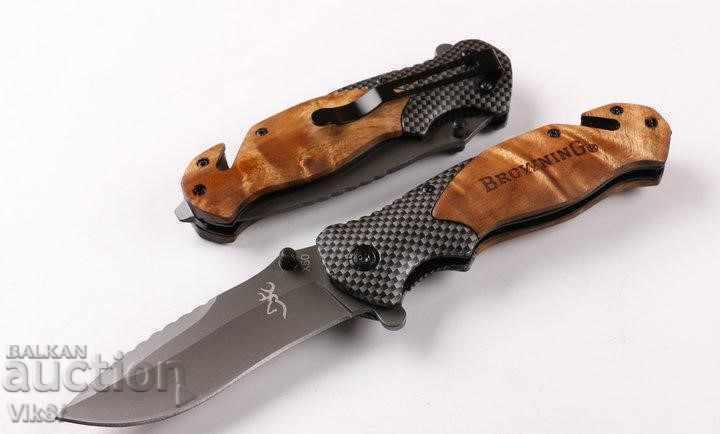 Knife, folding, Browning X50, dimensions 85х206 with price 16.50 BGN | € 8.44 Knife, folding, Browning X50, dimensions 85х206 with price 16.50 BGN | € 8.44