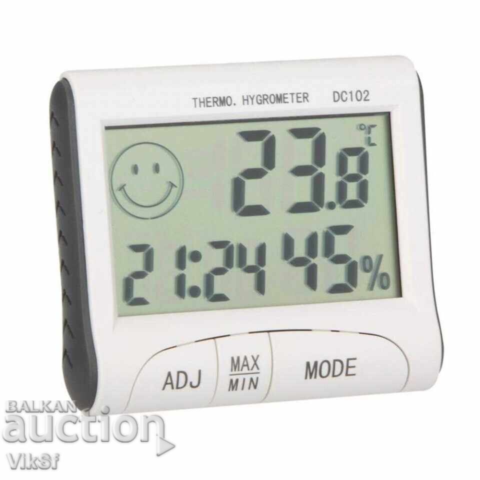 Delivery of Thermometer + hygrometer - outdoor and indoor temperature dc 103 Delivery of Thermometer + hygrometer - outdoor and indoor temperature dc 103