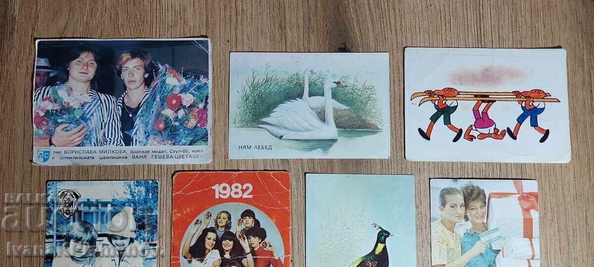 Licitație Calendare pentru colecționari 7 piese