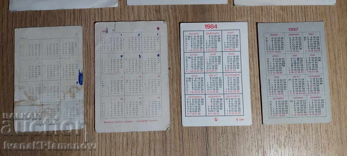 Calendars for collectors 7 pieces - 5 Calendars for collectors 7 pieces - 5