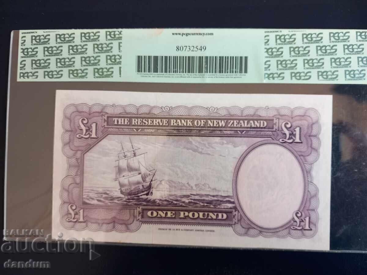 1 λίβρα Νέα Ζηλανδία 1960 PCGS 55 με τιμή € 249.00 | 487.00 BGN