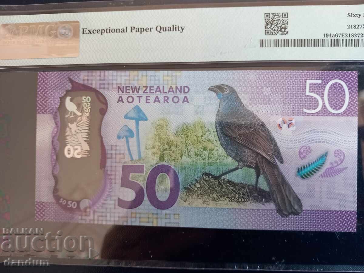 50 dollars New Zealand 2016 PMG 67 with price 250.00 BGN | € 127.82 50 dollars New Zealand 2016 PMG 67 with price 250.00 BGN | € 127.82