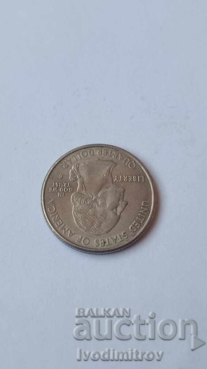 USA 25 cents 2001 P Rhode Island with price 1.45 BGN | € 0.74 USA 25 cents 2001 P Rhode Island with price 1.45 BGN | € 0.74