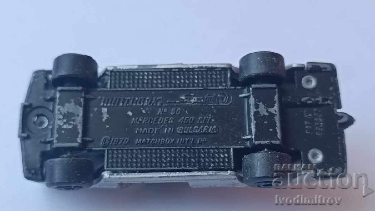 Model MERCEDES 450 SEL No. 56 MATCHBOX Made in Bulgaria - 5 Model MERCEDES 450 SEL No. 56 MATCHBOX Made in Bulgaria - 5