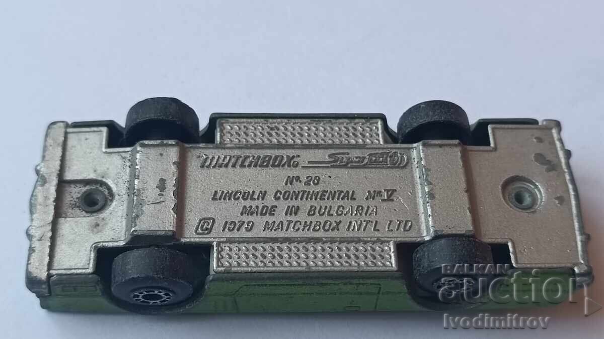 Μοντέλο LINCOLN CONTINENTAL 1979 No.28 MATCHBOX Made in Bulgaria - 5 Μοντέλο LINCOLN CONTINENTAL 1979 No.28 MATCHBOX Made in Bulgaria - 5