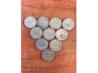 COIN COINS 20 STOTINKI BULGARIA 1913-10 NO.